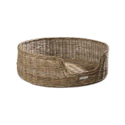 51 Degrees North Rattan Basket -Haustierprodukte 51 degrees north rattan basket 209948 0500 none
