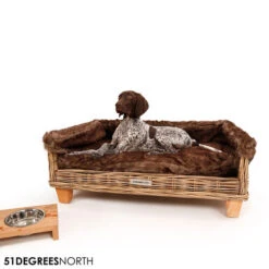 51 Degrees North Rattan Cover Bed 7 51 Degrees North Rattan Cover Bed -Haustierprodukte 51 degrees north rattan cover bed 212411 0500 none