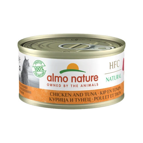 Almo Nature HFC 70 Natural Katzenfutter - Dosen - Hühn Und Thunfisch 1 Almo Nature HFC 70 Natural Katzenfutter - Dosen - Hühn Und Thunfisch