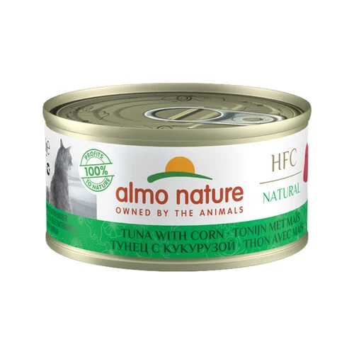 Almo Nature HFC 70 Natural Katzenfutter- Dosen - Thunfisch & Mais 1 Almo Nature HFC 70 Natural Katzenfutter- Dosen - Thunfisch & Mais
