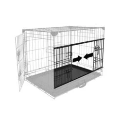 Duvo+ Hundekäfig Mit Schiebetür -Haustierprodukte duvo hondenbench schuifdeur 180655 0500 none