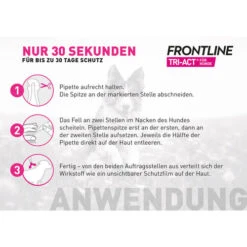 Frontline Tri-Act Gegen Zecken, Flöhe Und Fliegende Insekten Für Hunde -Haustierprodukte frontline tri act fr hunde 5 10 kg 183928 0500 none