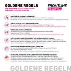 Frontline Tri-Act Gegen Zecken, Flöhe Und Fliegende Insekten Für Hunde -Haustierprodukte frontline tri act fr hunde 5 10 kg 183931 0500 none