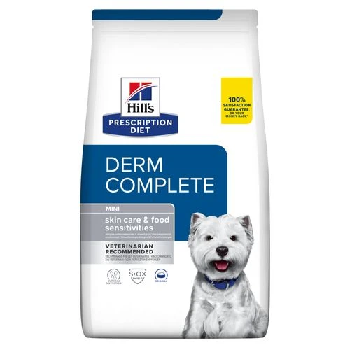 Hill's Derm Complete Mini - Prescription Diet – Canine 1 Hill's Derm Complete Mini - Prescription Diet – Canine