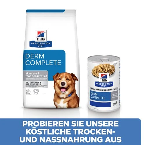 Hill's Derm Complete Nassfutter - Prescription Diet - Canine 6 Hill's Derm Complete Nassfutter - Prescription Diet - Canine – Bild 6