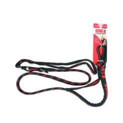 KONG Zero-Shock Leash - Schwarz -Haustierprodukte kong zero shock leash zwart 178519 0500 none