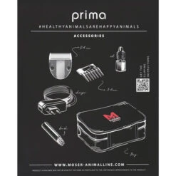 Moser - Trimmer Prima, Wiederaufladbar 5 Moser - Trimmer Prima, Wiederaufladbar -Haustierprodukte moser tondeuse prima oplaadbaar 205490 0500 none