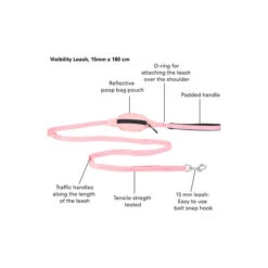 PAIKKA Visibility Leash -Haustierprodukte paikka visibility leash 217820 0500 none