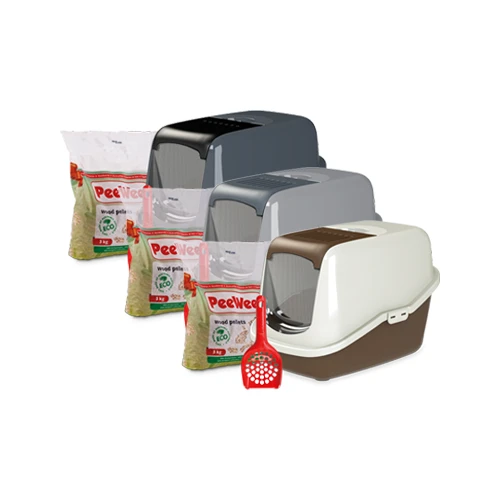 PeeWee EcoHus - Katzenklo 1 PeeWee EcoHus - Katzenklo