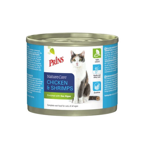 Prins NatureCare Cat Chicken & Shrimps 1 Prins NatureCare Cat Chicken & Shrimps
