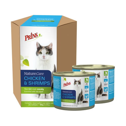 Prins NatureCare Cat Chicken & Shrimps 2 Prins NatureCare Cat Chicken & Shrimps – Bild 2