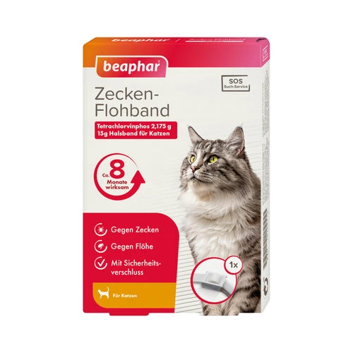Beaphar Zecken-Flohband Katze 1 Beaphar Zecken-Flohband Katze