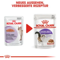 Royal Canin Sterilised In Gravy - Katzenfutter -Haustierprodukte royal canin sterilised in gravy kattenvoer 128051 0500 none