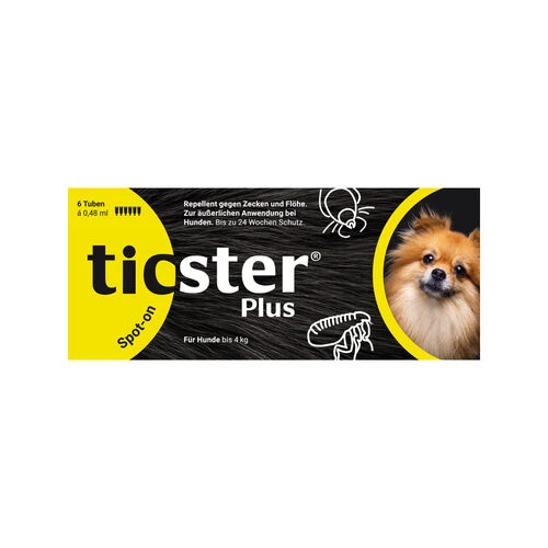 Ticster Plus Spot-on Hund <4 Kg 1 Ticster Plus Spot-on Hund <4 Kg