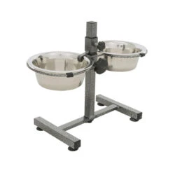 Trixie Hundebar Mit Edelstahl-Futternäpfen 7 Trixie Hundebar Mit Edelstahl-Futternäpfen -Haustierprodukte trixie voerstandaard rvs 191053 0500 none