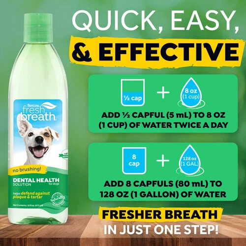 TropiClean - Fresh Breath Water Additive 2 TropiClean - Fresh Breath Water Additive – Bild 2