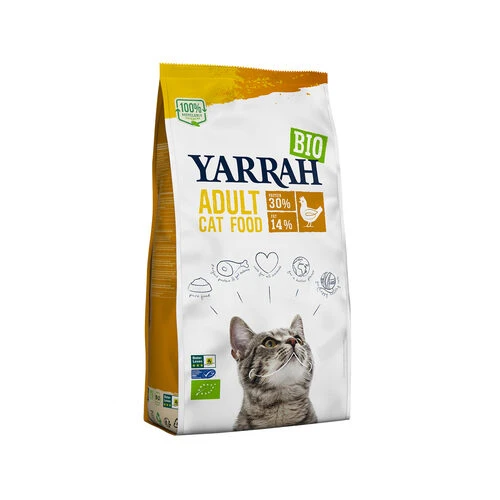 Yarrah - Trockenfutter Huhn Für Katzen Bio 1 Yarrah - Trockenfutter Huhn Für Katzen Bio